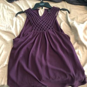 Purple Strappy Tank top